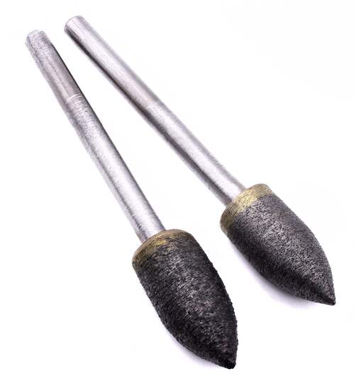 D1/D2 Bullet Rotary Tools, 3 mm Shaft 80# or 170# - Clay Revolution