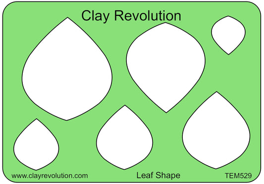 Leaf Shape Template - Clay Revolution