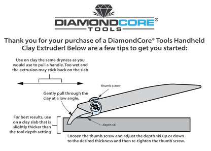 R2 Triangle Handheld Clay Extruder - Clay Revolution