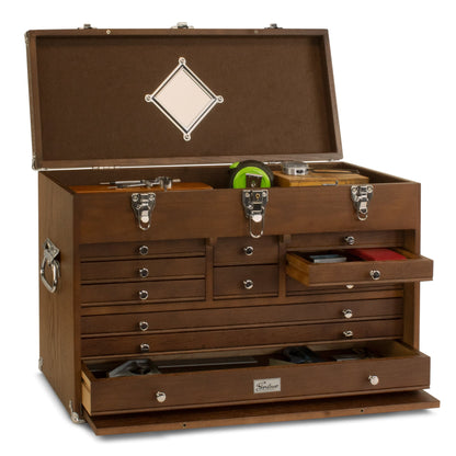 Dark Oak 11-Drawer Top Chest GI-T24-D - Gerstner
