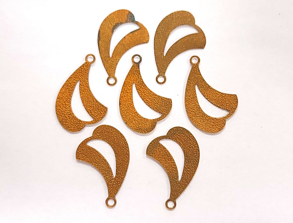 Brass Tassel Shaped Component - Clay Revolution