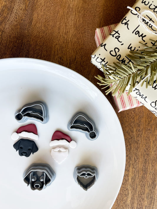 Santa Claus & Santa Paws Cutters - Clay Revolution