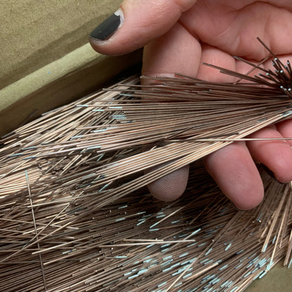 Original Clay Bead Pins needle - BEST original thin strong sharp sturdy piercing baking mandrel - Clay Revolution