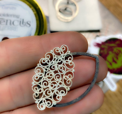Soldering Stencils Curves - Clay Revolution