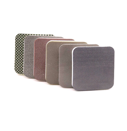 6-Piece Flexible Diamond Sanding Pads Set with Rounded Corners - Clay Revolution