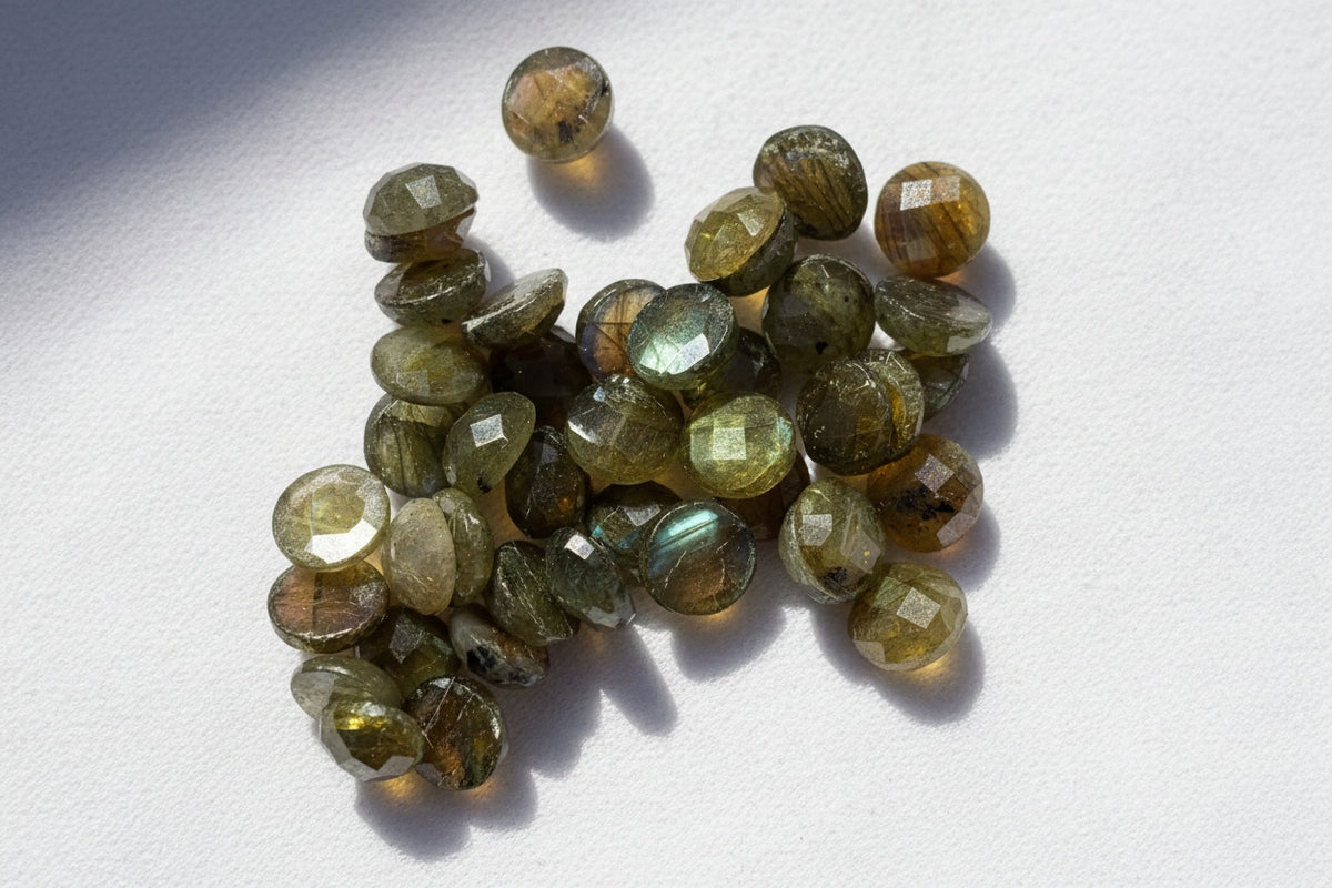 Labradorite 8mm Faceted