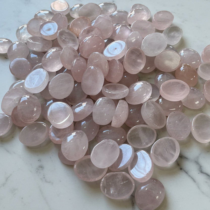 Rose Quartz Cabochon Oval Pack of 100