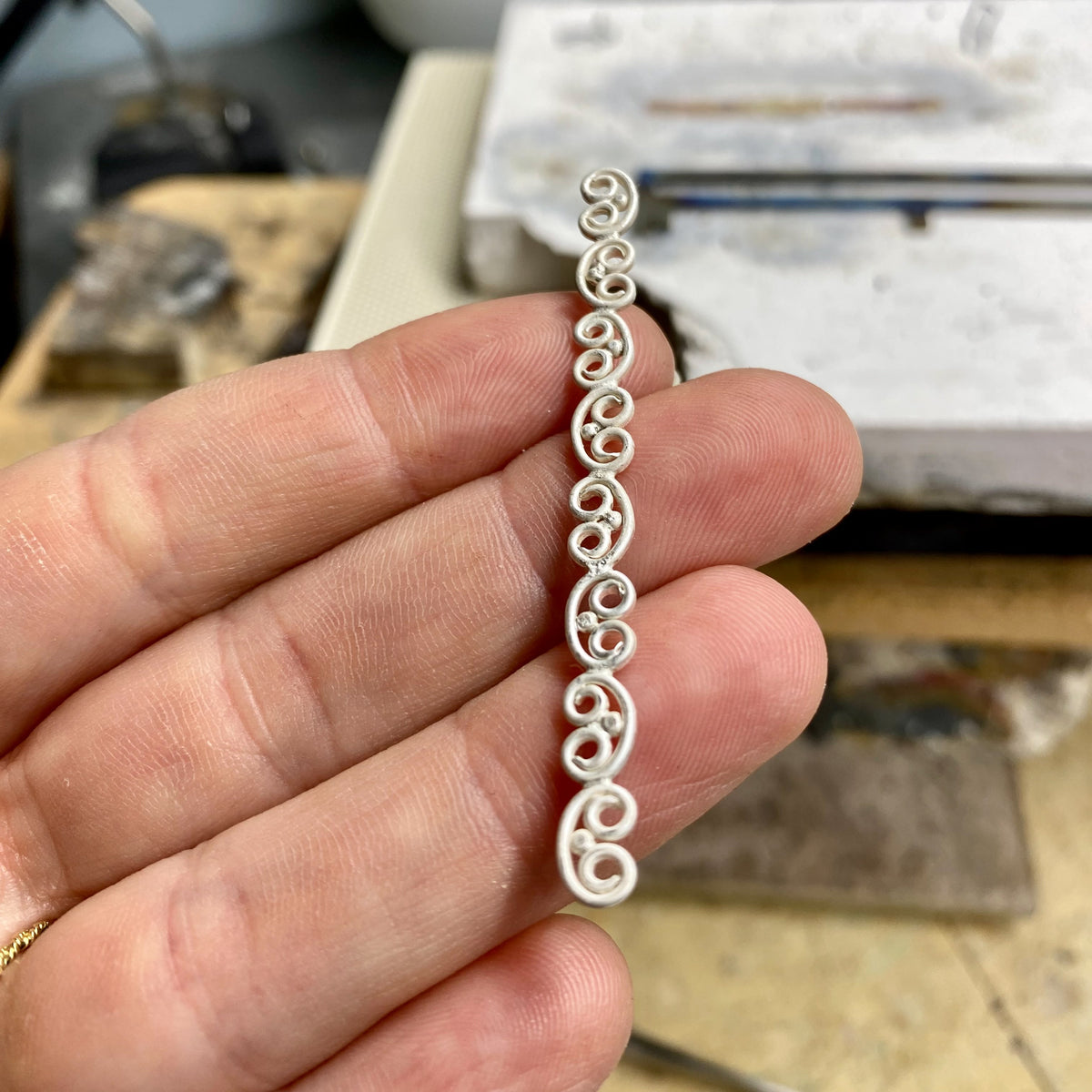 Soldering Stencils Adjustable Ring Band - Clay Revolution