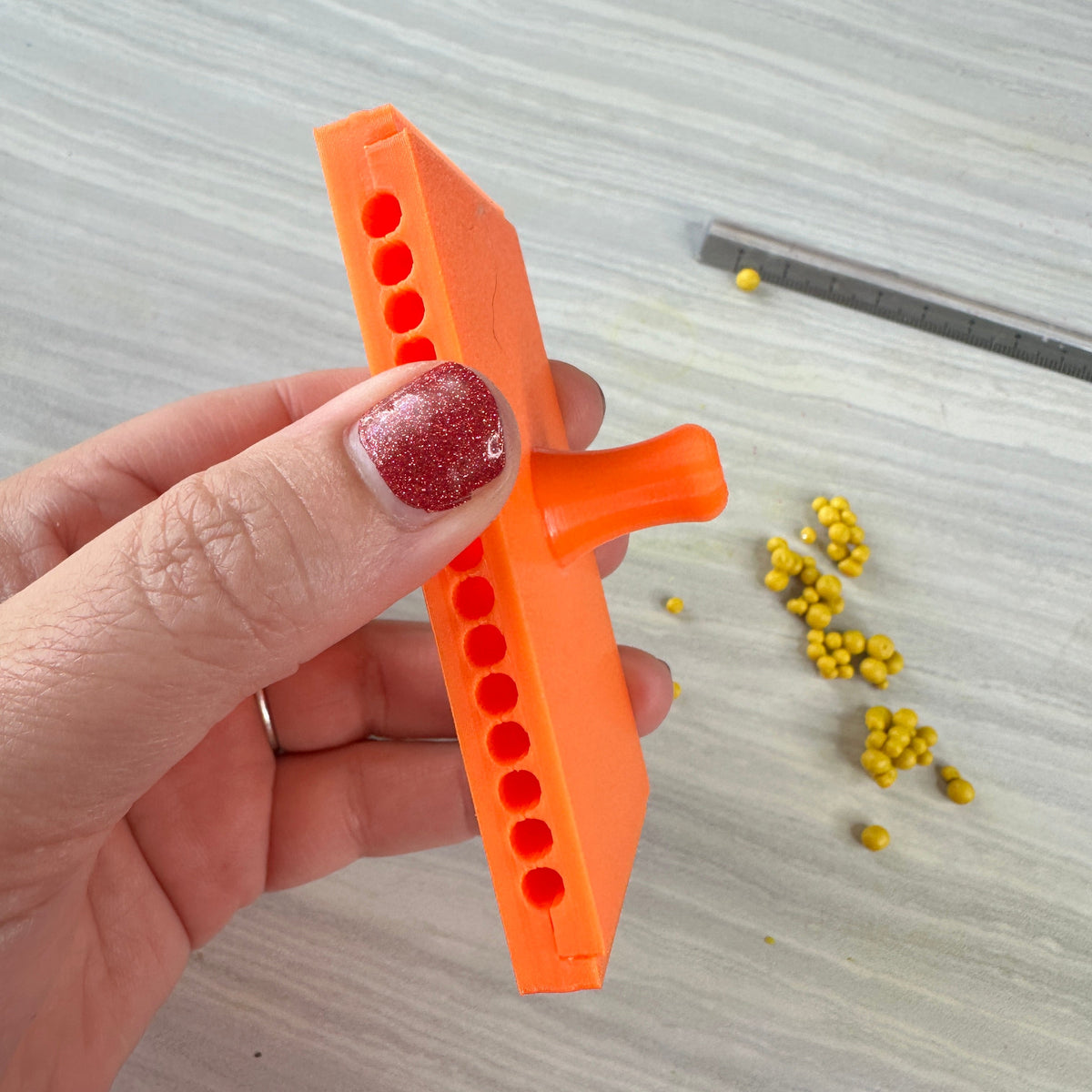 The BALLER polymer clay tiny petal bead ball making tool - Clay Revolution