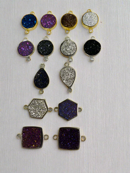 Druzy Connectors