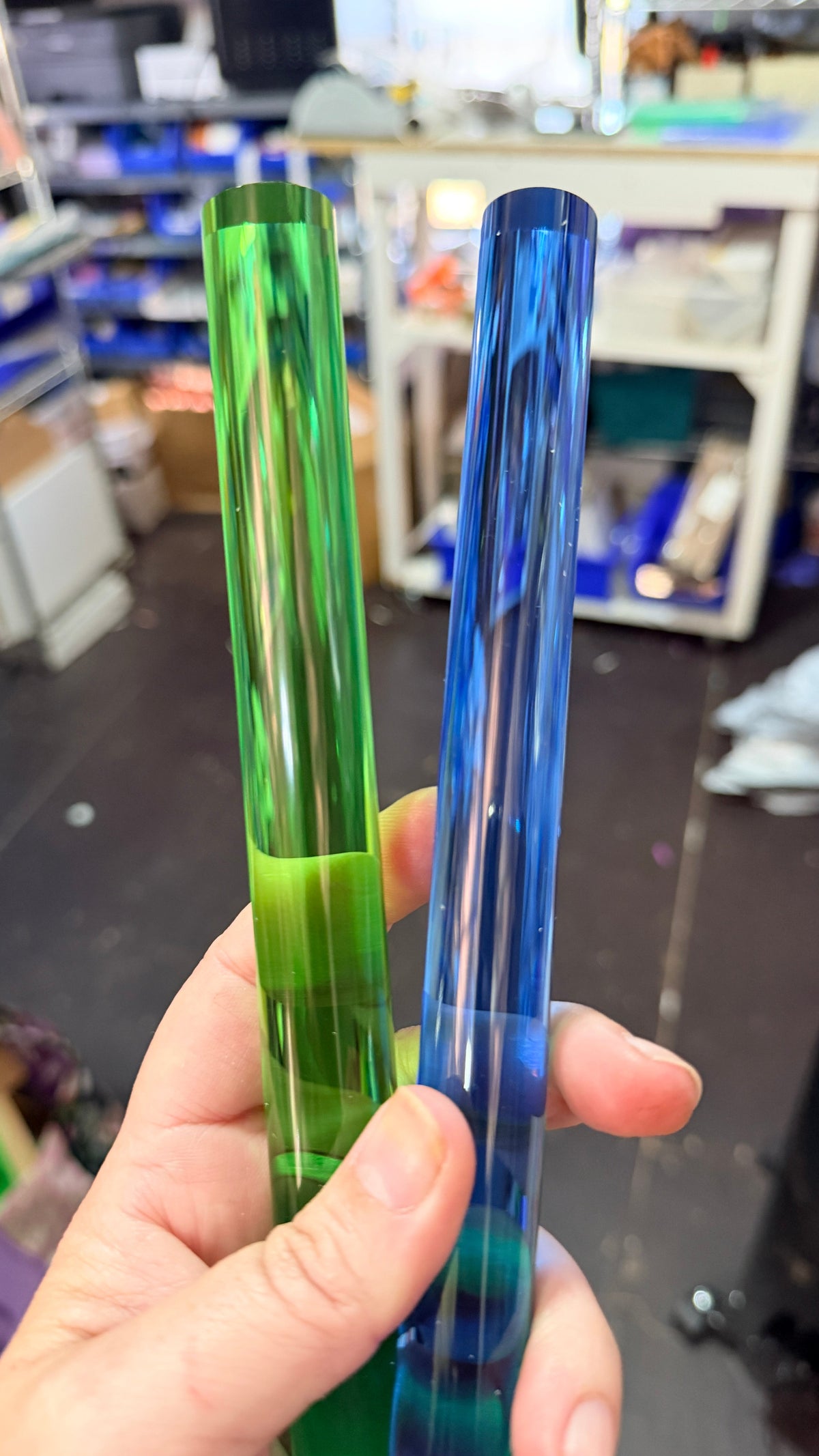 Clay Rolling Rod Acrylic Rods in Rainbow Colors