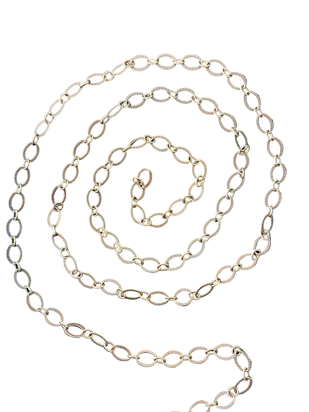 Chain: Copper-Plated Oval Link