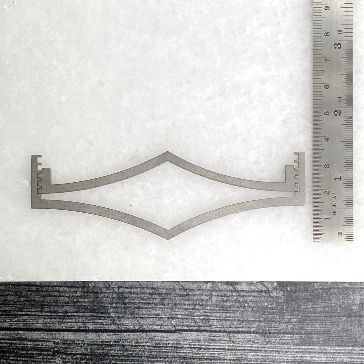 Steep Chevron Ring Band Soldering Stencils - Clay Revolution