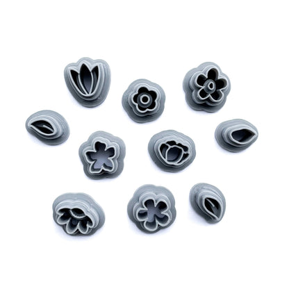 Mini Floral Cutter Pack (Pack of 10) - Clay Revolution