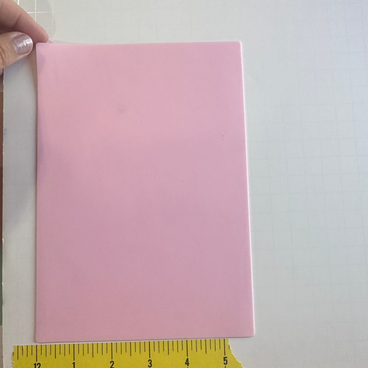 Double-Sided Silicone Work Mat – 6x8 Inch for Polymer Clay, Mica work, Baking & UV Resin - Clay Revolution