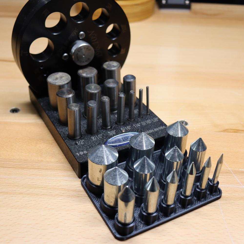 3D Printed Center Positioning Die Holder for Disc Cutter - Clay Revolution