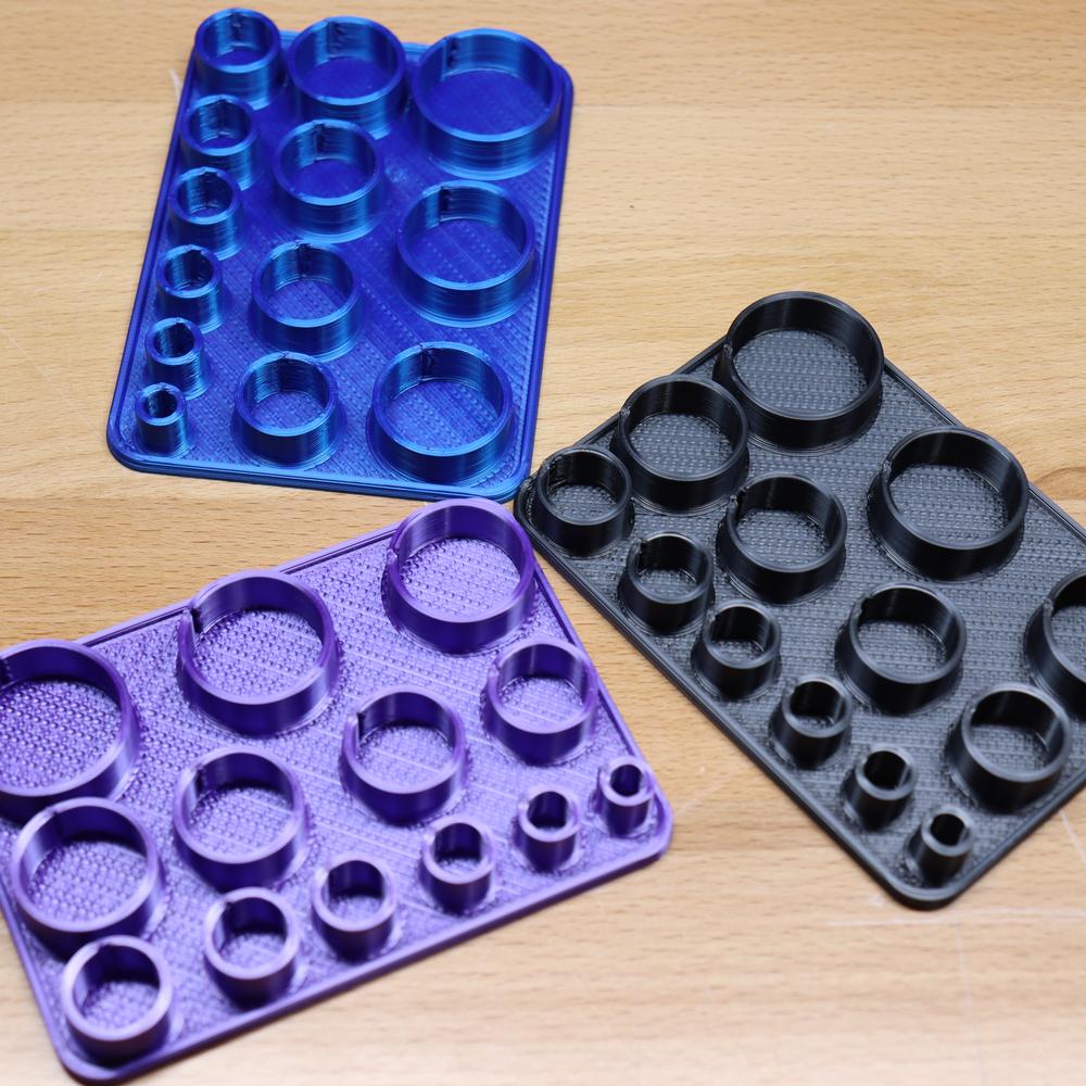 3D Printed Center Positioning Die Holder for Disc Cutter - Clay Revolution