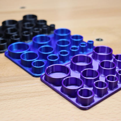 3D Printed Center Positioning Die Holder for Disc Cutter - Clay Revolution