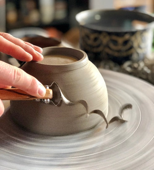 T2 Arc Pottery Trimming Tool w/ Cone Shaped Stylus - Clay Revolution