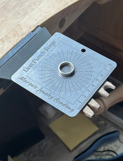 Circle pattern grid template (Stainless) - Clay Revolution
