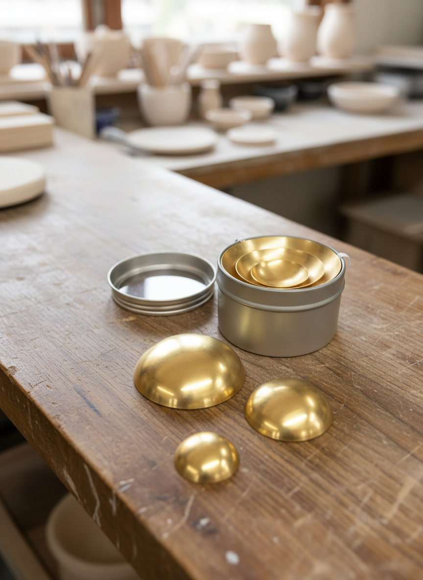 Brass Forming Domes - Clay Revolution