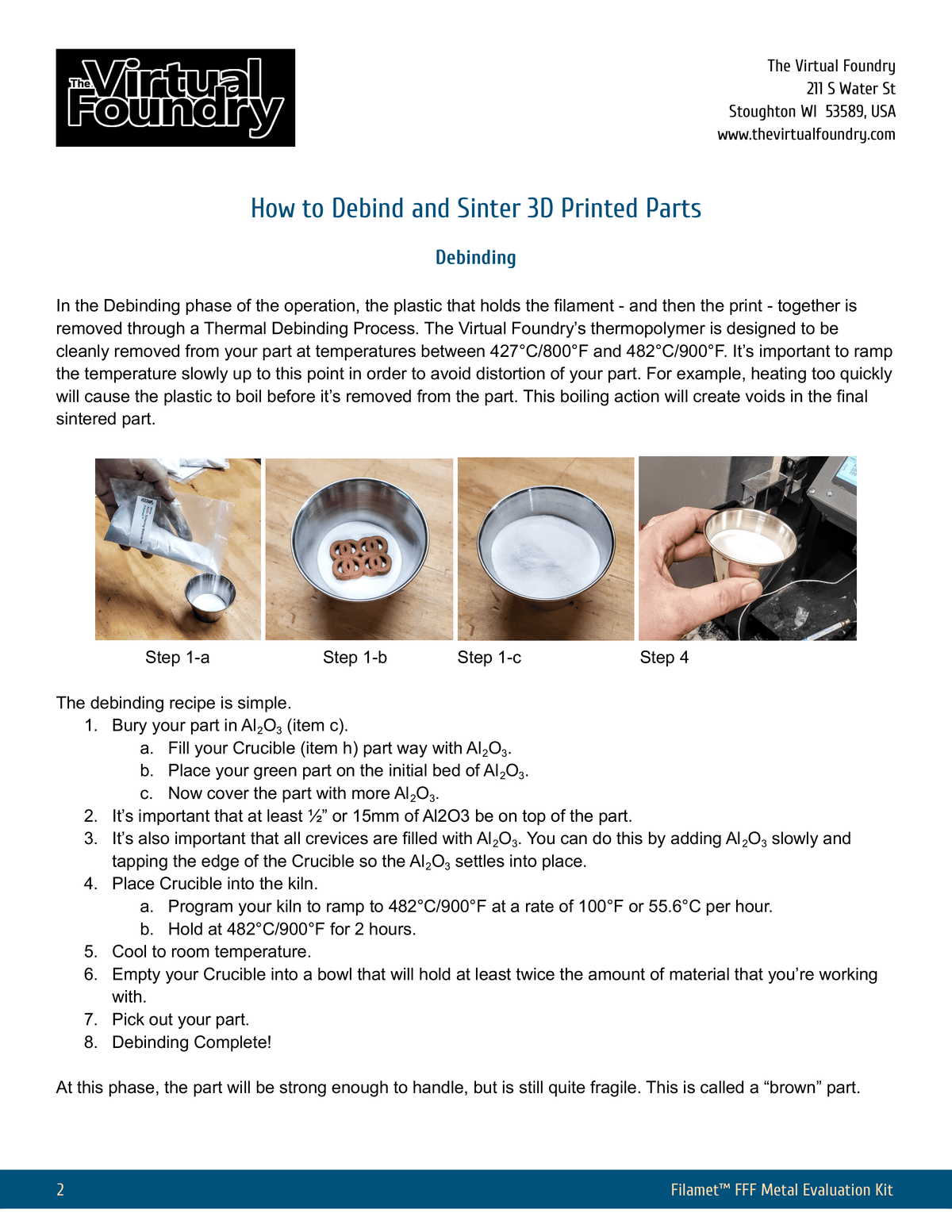 Filamet™ - 3D Metal Printing Evaluation Kit - Clay Revolution