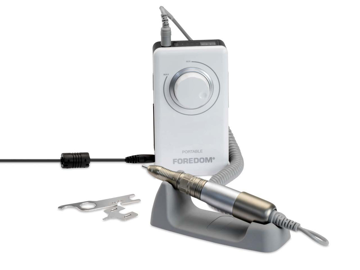 Foredom Portable Rotary Micromotor, Li-Ion, 3/32", 115V/230V - Clay Revolution