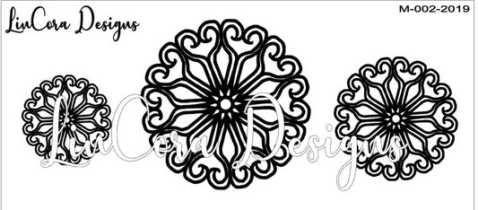 LinCora Mandala Texture Mat 002 - Clay Revolution