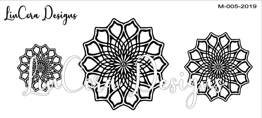 LinCora Mandala Texture Mat 005 - Clay Revolution