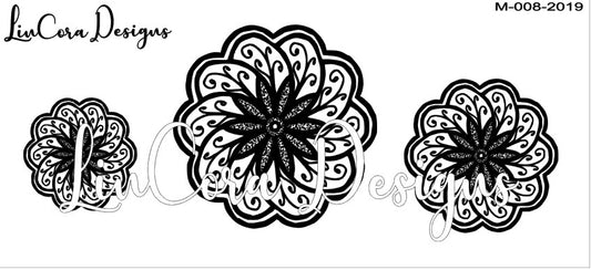 LinCora Mandala Texture Mat 008 - Clay Revolution
