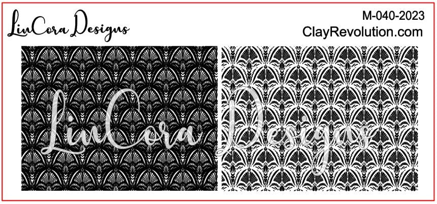 LinCora Designs Texture Mat 040 - Clay Revolution