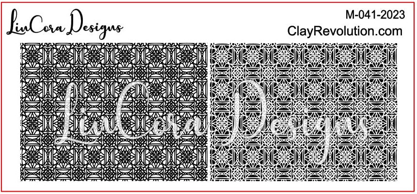 LinCora Designs Texture Mat 041 - Clay Revolution