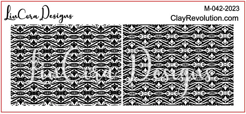 LinCora Designs Texture Mat 042 - Clay Revolution