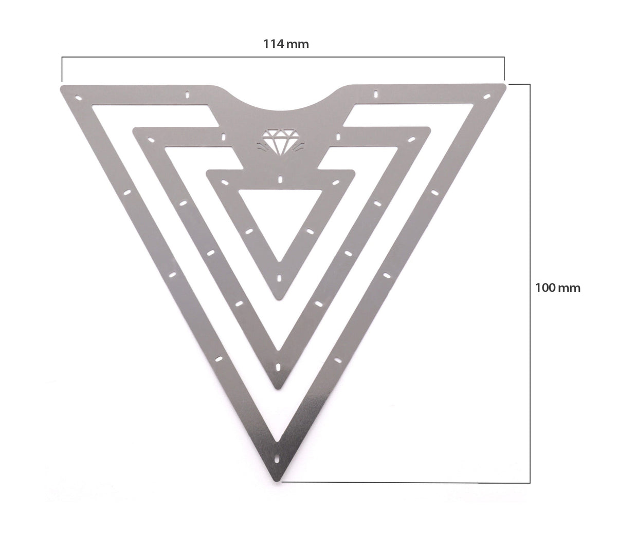 NEW!! Triangle Carving Metal Rib - Clay Revolution