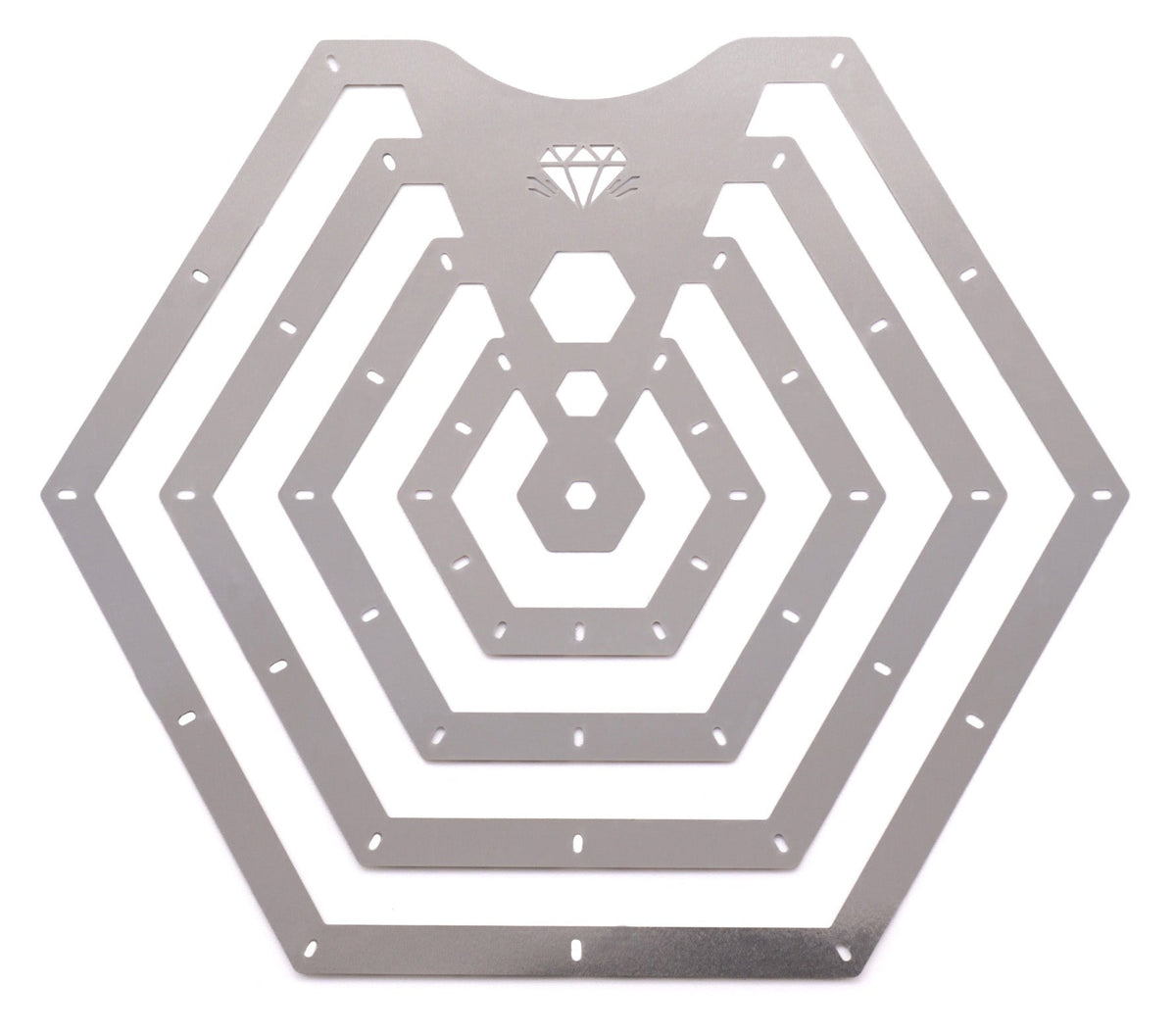 NEW!! Hexagon Carving Metal Rib - Clay Revolution