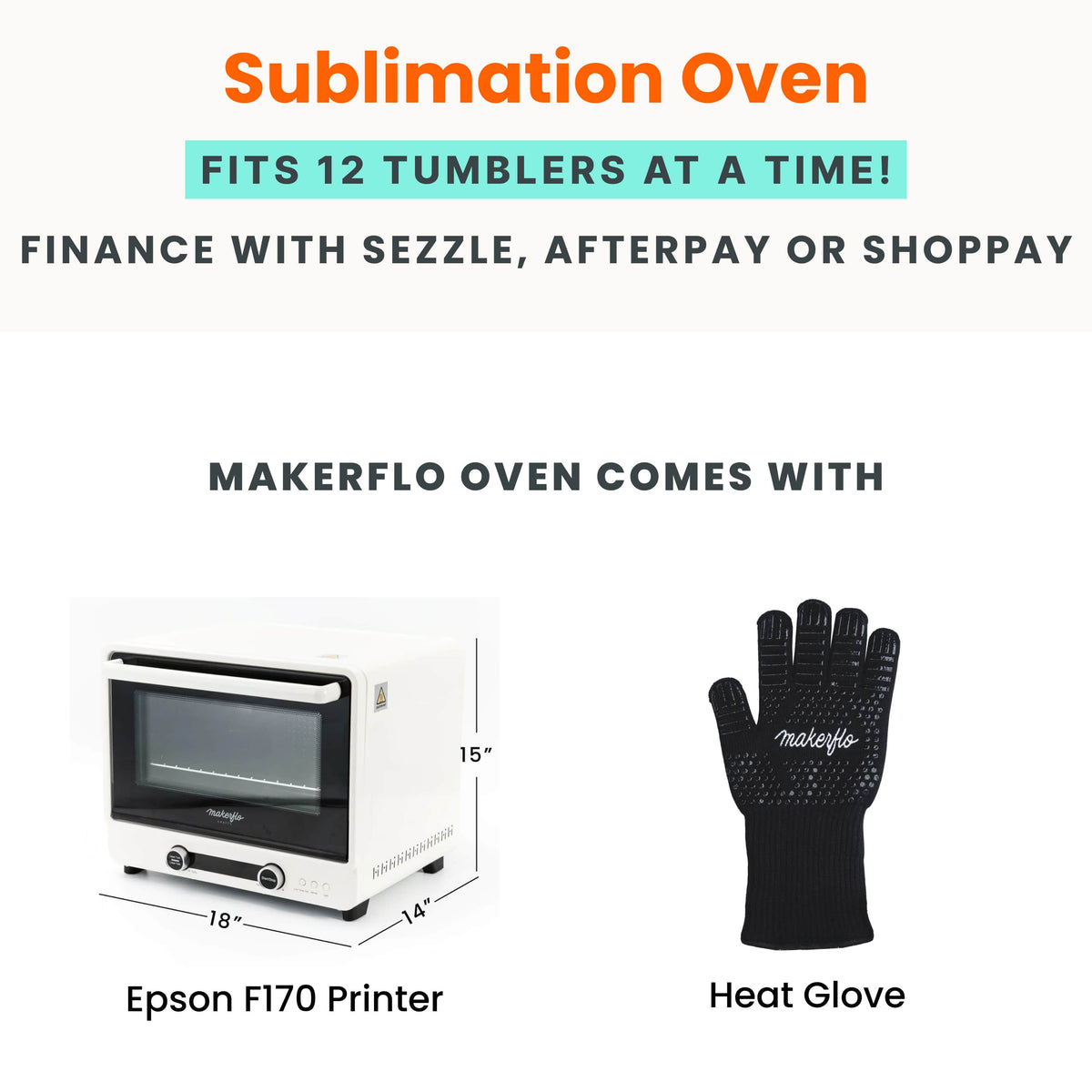 MakerFlo Sublimation Oven 40L - Clay Revolution