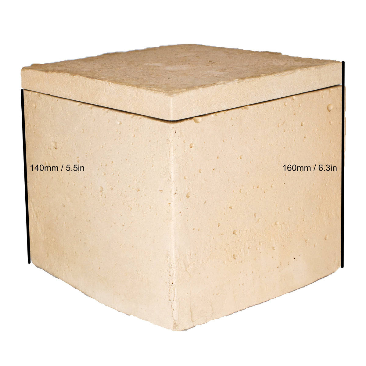 Sintering Crucible - Standard Square - Clay Revolution