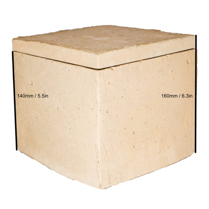 Sintering Crucible - Standard Square - Clay Revolution