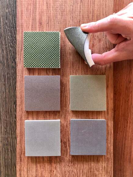 Flexible Diamond Pads, Square Corners (Sold Separately) - Clay Revolution