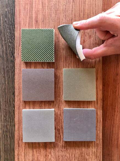 Flexible Diamond Pads, Square Corners (Sold Separately) - Clay Revolution