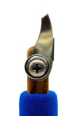 P7 Curved Square Tip 6 mm Carving Tool - Clay Revolution