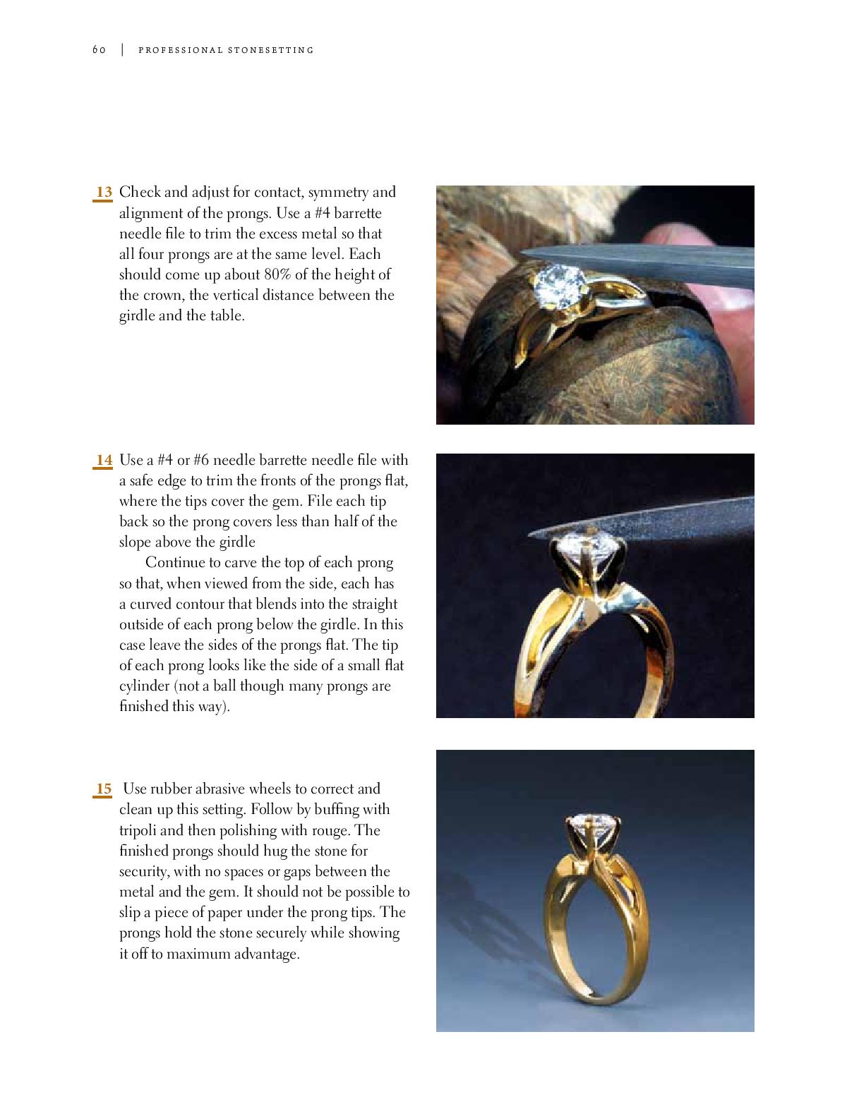 Professional Stonesetting, A Contemporary Guide to Traditional Setting Techniques - Alan Revere - Clay Revolution