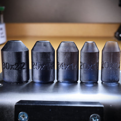 Oval Disc Cutter Centering Dies - Clay Revolution