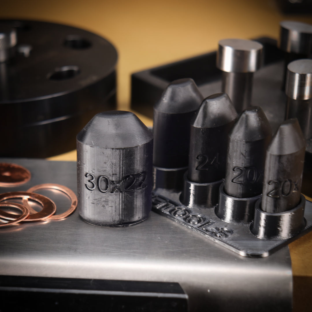 Oval Disc Cutter Centering Dies - Clay Revolution