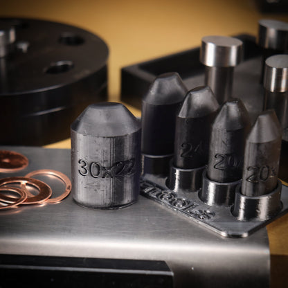 Oval Disc Cutter Centering Dies - Clay Revolution