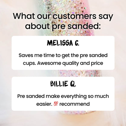 Pre-Sanded 30oz Skinny Tumbler - Clay Revolution