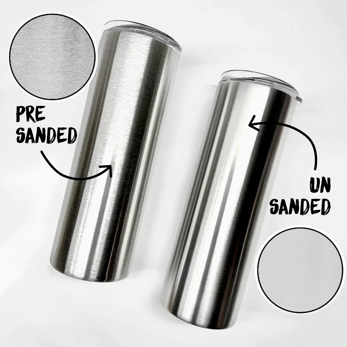 Pre-Sanded 30oz Skinny Tumbler - Clay Revolution