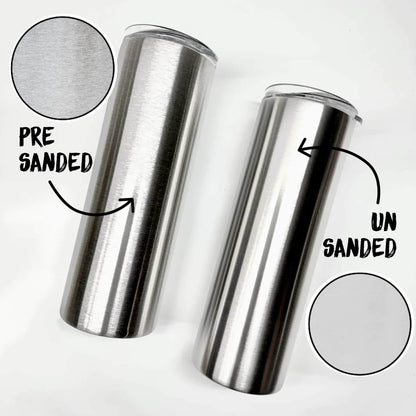 Pre-Sanded 30oz Skinny Tumbler - Clay Revolution
