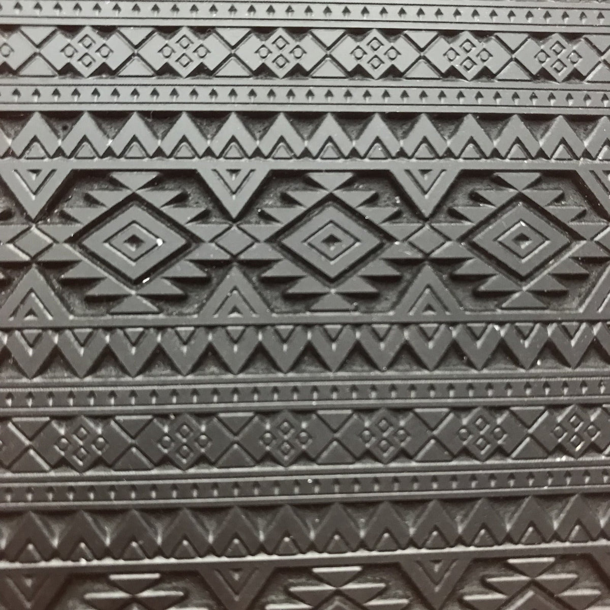 Quilted in the West South west Rubber Stamp Texture Sheet Mat for polymer clay metal clay mixed media art