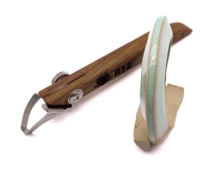 R13 Narrow Trapezoid Handheld Clay Extruder - Clay Revolution